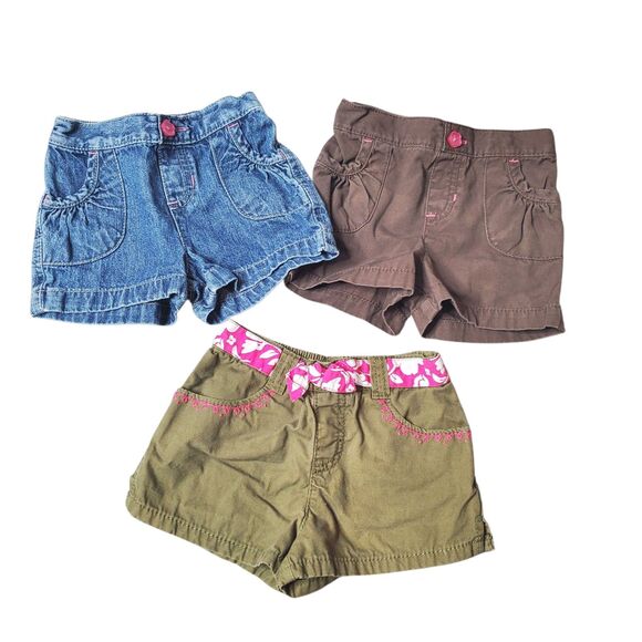 Infant Toddler Girl 18-24m 8 Piece Shorts & Top Spring Summer Clothing Bundle - Picture 8 of 15